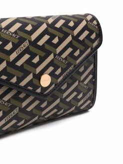 Versace pochette à bandoulière La Greca Signature