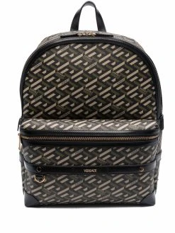 Versace sac à dos à imprimé monogrammé
