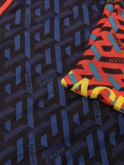 Versace écharpe à imprimé monogrammé