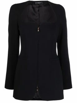 Versace veste Renaissance à fermeture zippée