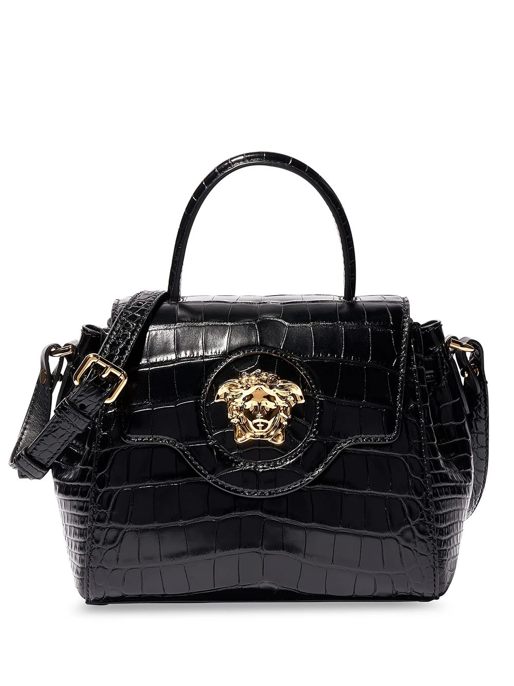 Meilleur Prix Garanti Versace Petit sac à main La Medusa à anse sur le dessus sacs cabas femme 3 Versace petit sac à main La Medusa à anse sur le dessus