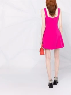 Versace robe sans manches à encolure carrée