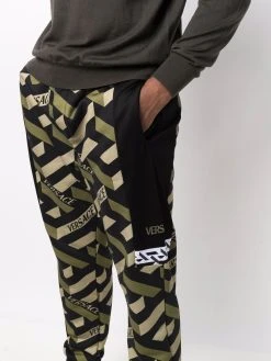 Versace pantalon Greca à logo imprimé
