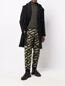Versace pantalon Greca à logo imprimé
