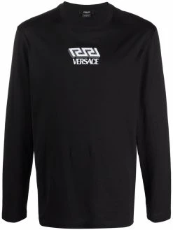 Versace t-shirt à logo imprimé