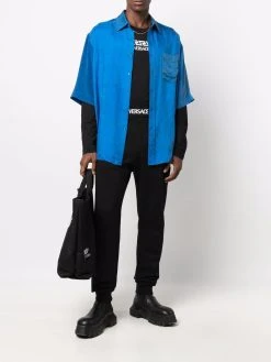 Versace t-shirt à logo imprimé