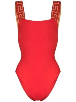Versace maillot de bain à motif Greca