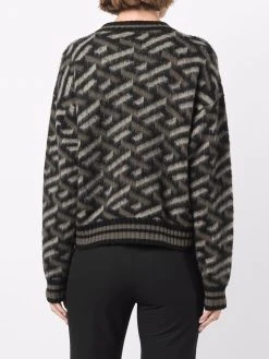 Versace pull en maille Greca