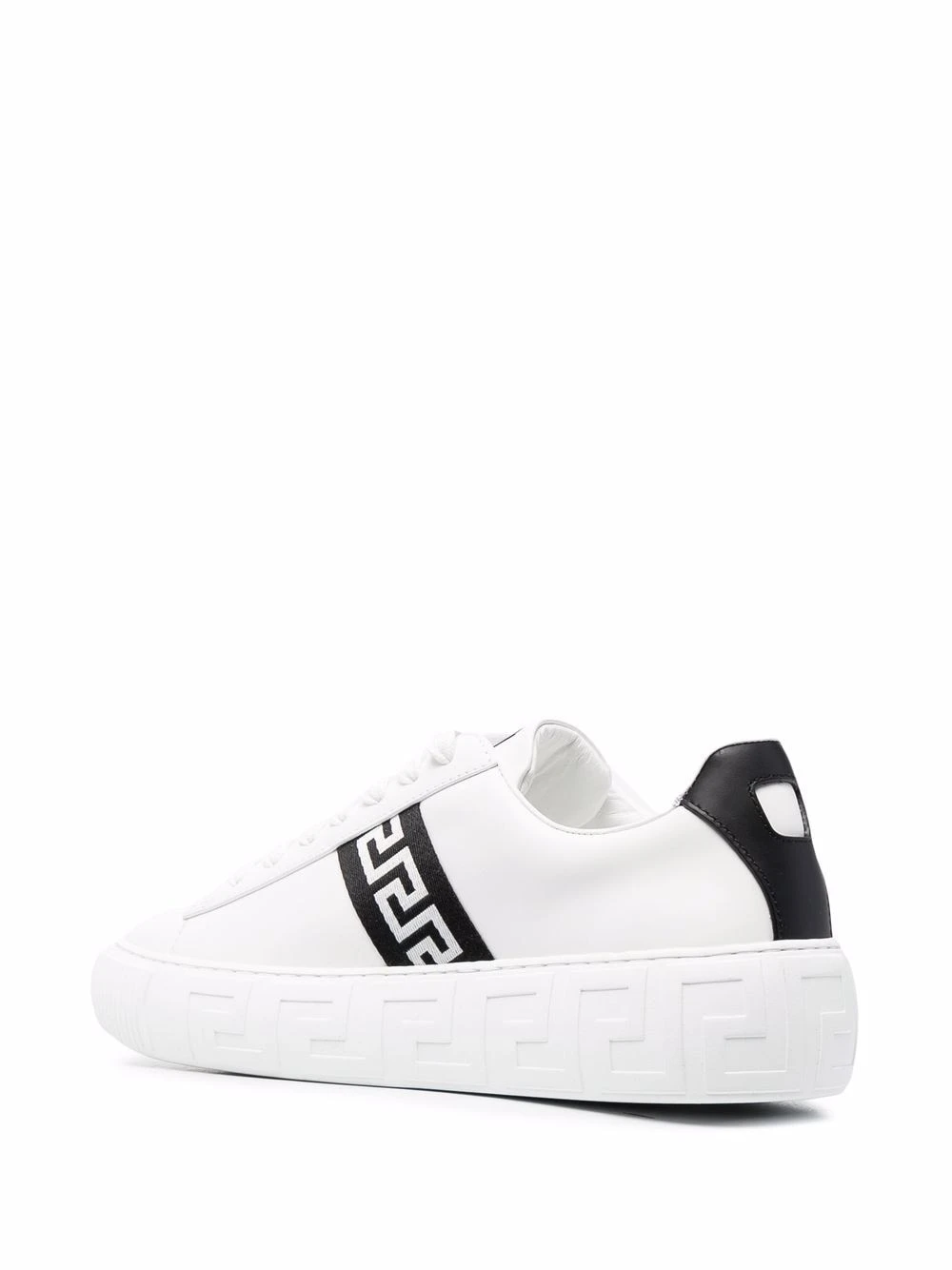 Qualité Excellente Versace Baskets Greca à lacets femme 5 Versace baskets Greca à lacets