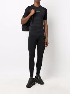 Versace t-shirt à détail Greca