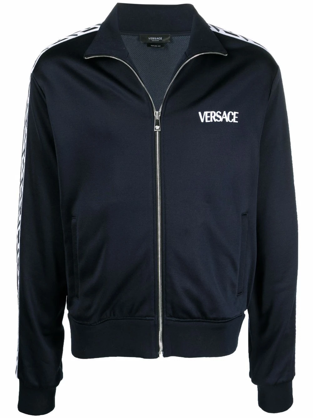 Versace Veste de sport La Greca à logo brodé Prix Raisonnable coupe-vents & vestes de sport homme 3 Versace veste de sport La Greca à logo brodé