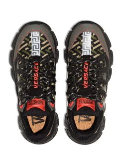 Versace Bas Prix Baskets Trigreca à découpes baskets basses homme 9 Versace baskets Trigreca à découpes