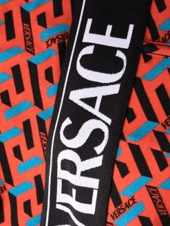 Versace slip à imprimé Greca