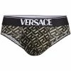 Versace slip à imprimé Greca