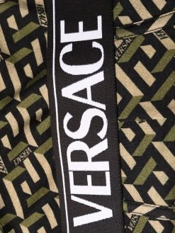 Versace slip à imprimé Greca