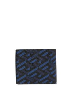 Versace portefeuille La Greca en cuir