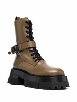 Versace Un Tarif Préférentiel Bottines en cuir bottes femme 7 Versace bottines en cuir