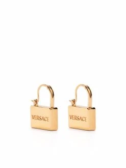 Versace boucles d'oreilles à détail de cadenas