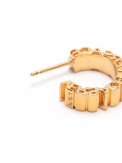 Versace petits anneaux à logo