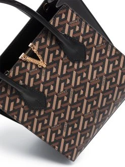 Versace sac à main La Greca Signature en cuir