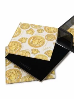 Versace lot de six sous-verres à logo Medusa