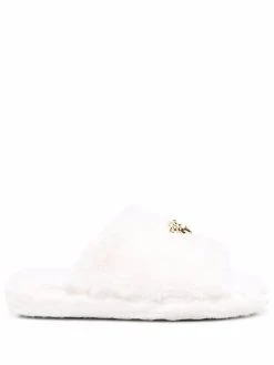 Versace claquettes Medusa Head en fourrure artificielle