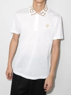 Versace Greca-collar polo shirt