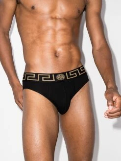Versace Medusa-waistband brief triple-pack