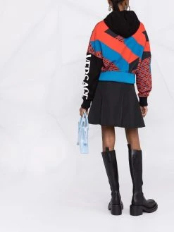 Versace hoodie à imprimé La Greca