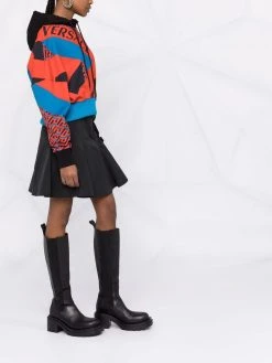 Versace hoodie à imprimé La Greca