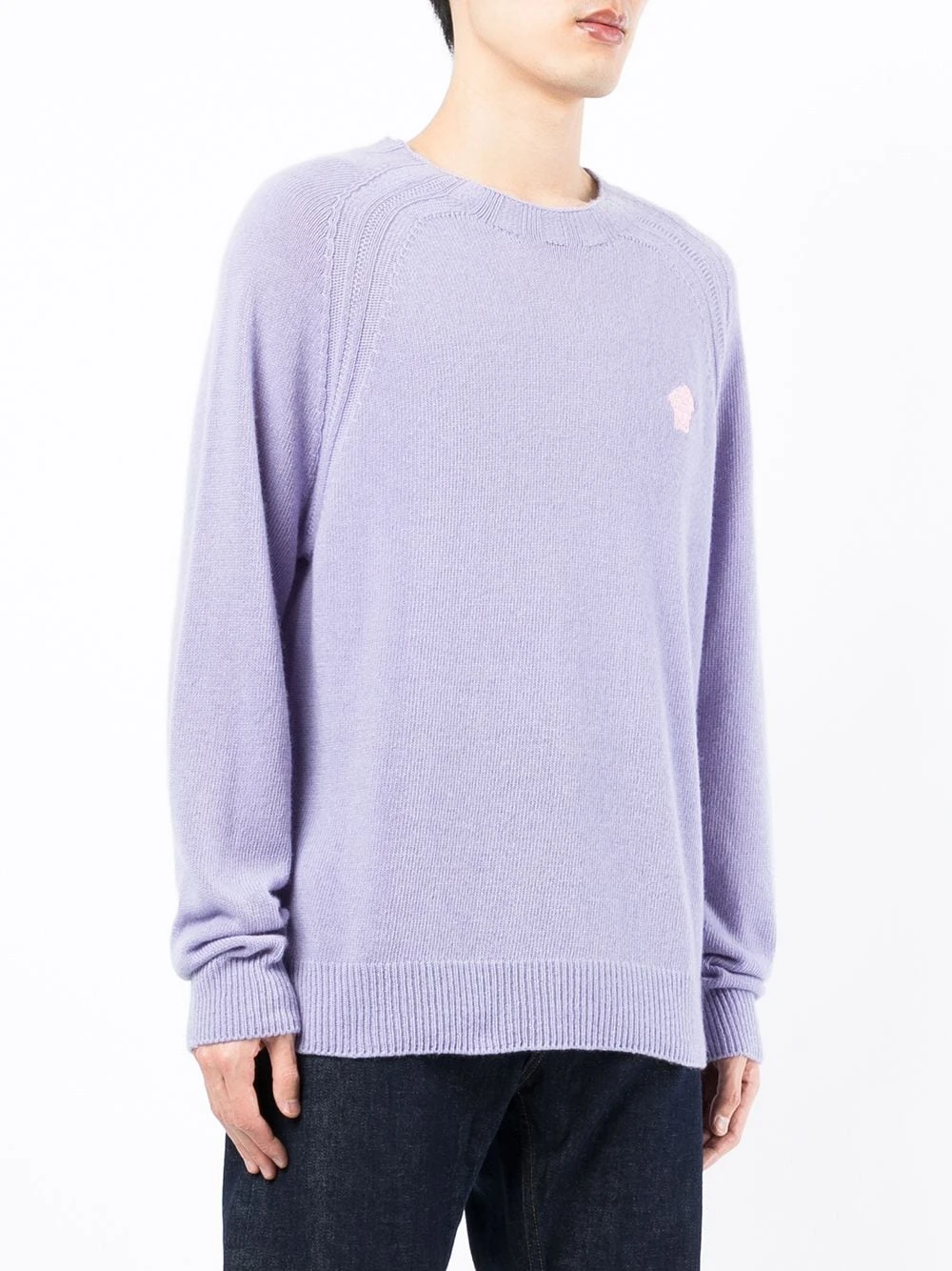 Versace Logo patch crew neck jumper Vendre-Réclame pulls homme 5 Versace logo-patch crew neck jumper