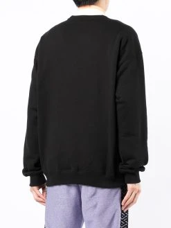 Rabais Versace Logo embroidered cotton sweatshirt homme 10 Versace logo-embroidered cotton sweatshirt