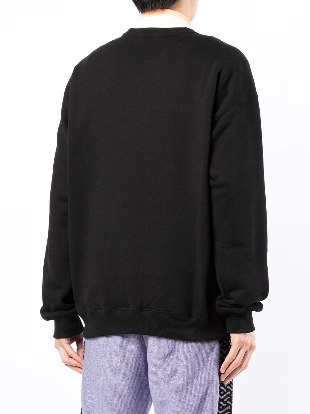 Rabais Versace Logo embroidered cotton sweatshirt homme 6 Versace logo-embroidered cotton sweatshirt