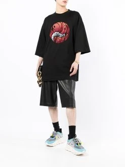 Versace logo-embellished cotton T-shirt