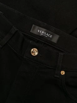 Versace jean droit à taille haute