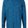 Versace chemise boutonnée à logo