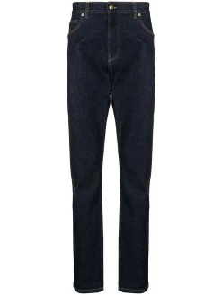 Versace jean droit à taille haute