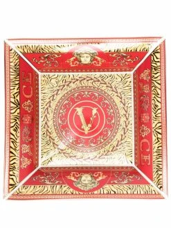 Versace assiette carrée Virtus Holiday 28 cm