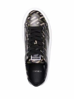 Versace Discount En Ligne Baskets à imprimé Greco femme 9 Versace baskets à imprimé Greco