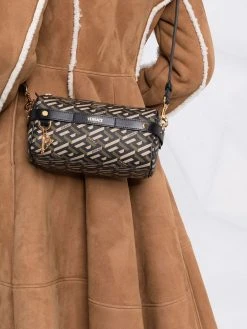 Prix Sympa Versace Sac porté épaule La Greca en cuir sacs porté épaule femme 10 Versace sac porté épaule La Greca en cuir