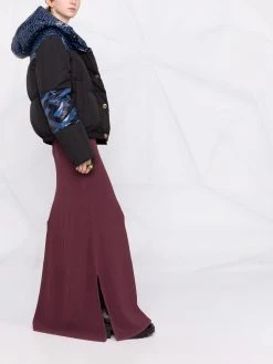 Versace doudoune à imprimé La Greca