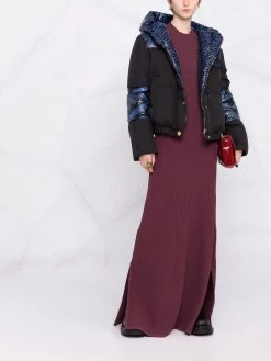 Versace doudoune à imprimé La Greca