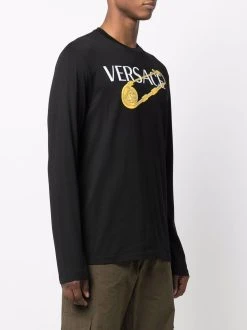 Versace pull à logo imprimé