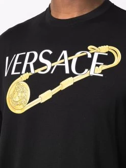 Versace pull à logo imprimé