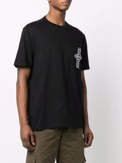 Versace t-shirt à logo imprimé poitrine