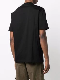 Versace t-shirt à logo imprimé poitrine