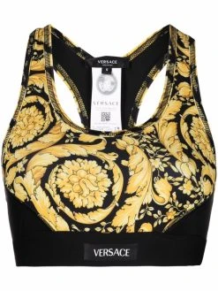Versace brassière de sport à imprimé baroque