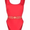 Versace maillot de bain à bande Greca