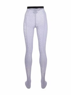 Versace collants à imprimé La Greca