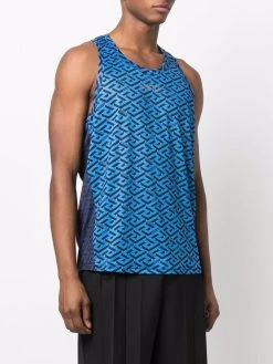 Versace débardeur à imprimé La Greca